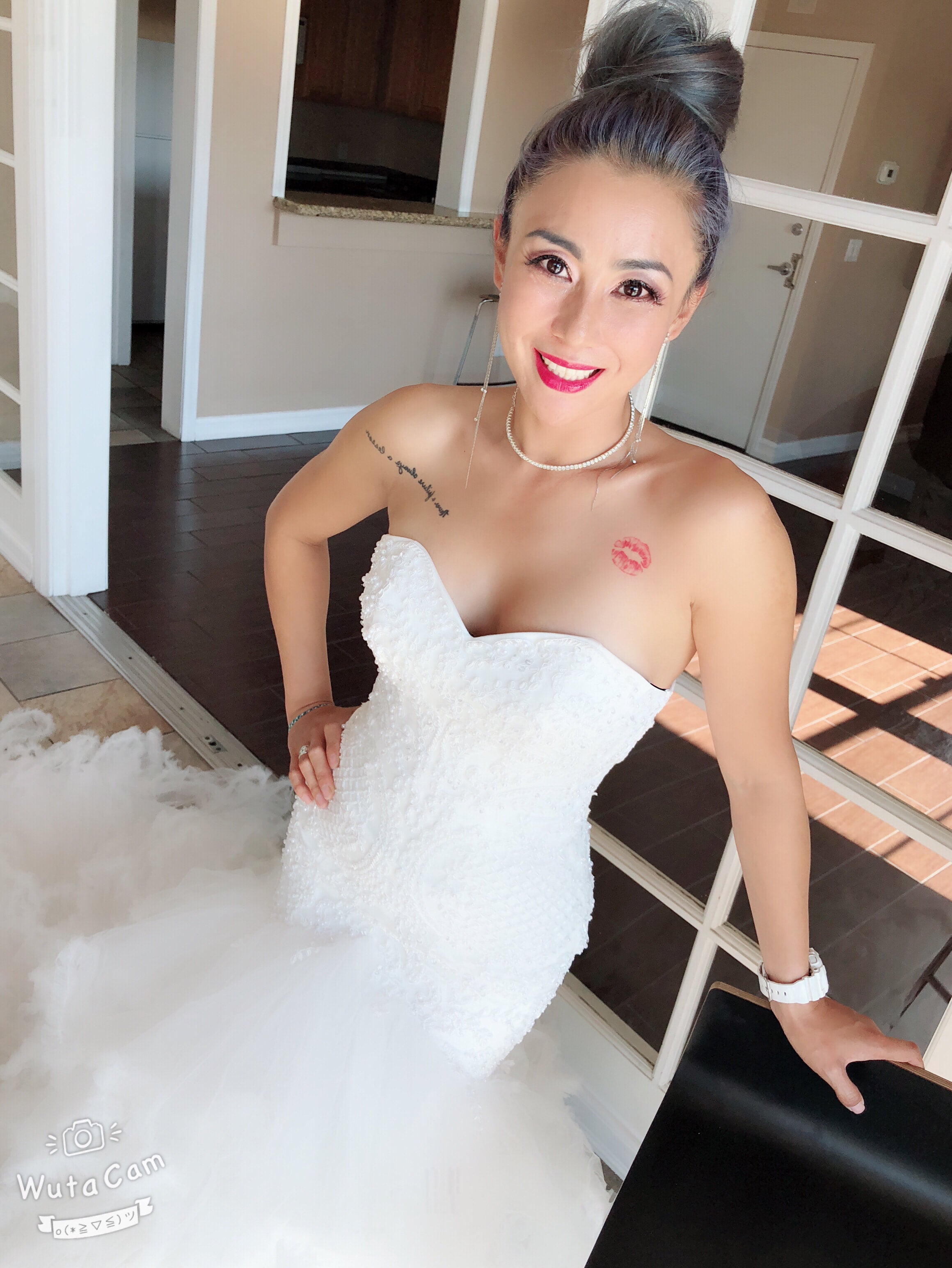 fluffy mermaid dress Andrea and Leo A1116