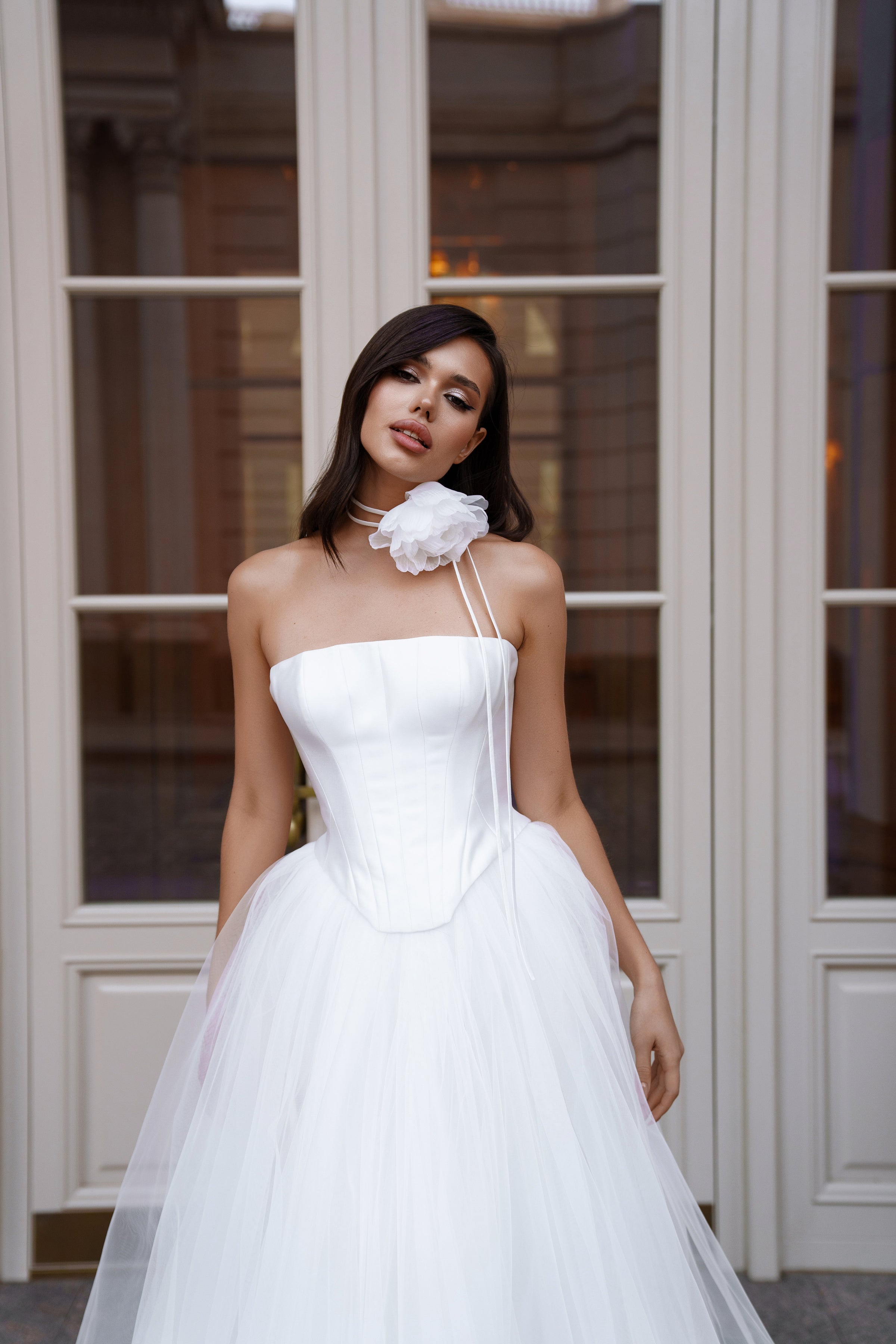 short white party dresses StarRovelex Wedding Dress for Women Satin Bridesmaid Homecoming Prom Semi Formal with Pocket Strapless A Line Elegant Evening Gowns Gala Mini Dress White 0 : Clothing, Shoes Size:56 summer shorts Cute & Stylish Casual MODEL INFO Model is