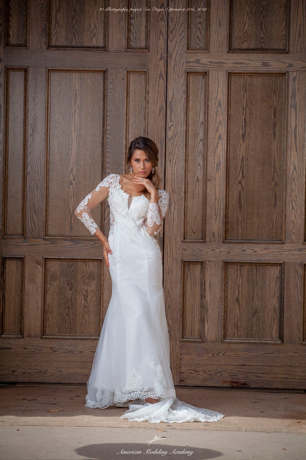 Classical Fairy Long sleeve Lace Mermaid Backless Chic Bridal Gowns main image 1